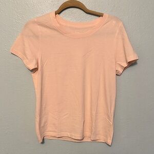 J. Crew Light Peach Short Sleeve Tee